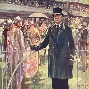 Verderer at the gate of Royal Enclosure, Ascot