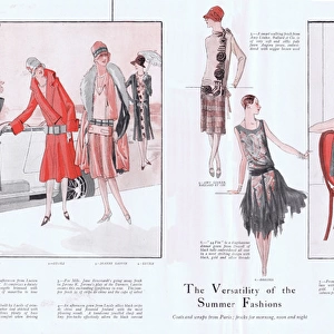The versatility of Summer fashions, 1927