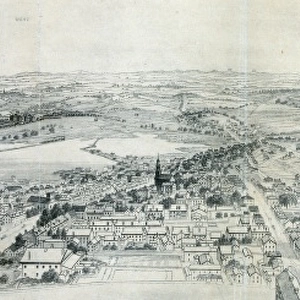 Vicinity of Boston, from Bunker Hill monument, 1853