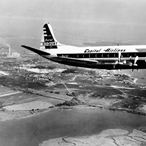 Vickers Viscount 744 N7402 of Capital Airlines