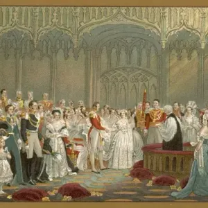 Victoria heiratet Albert. Victoria heiratet Albert.