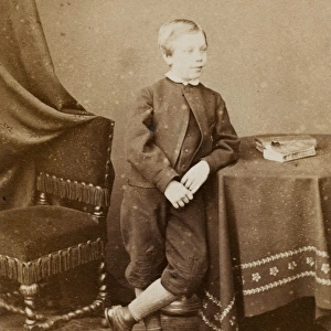 Victorian boy in jacket and breeches