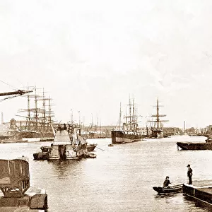 Victorian Dock, London, early 1900s