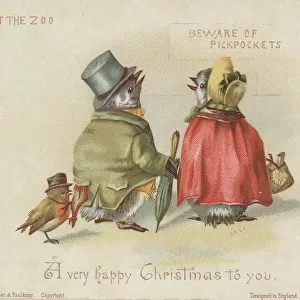 Victorian Greeting Card - The Pickpocket