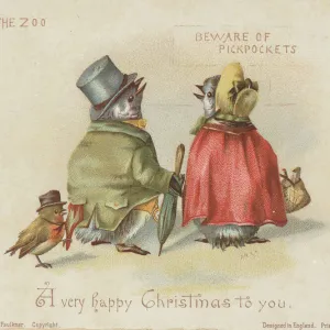 Victorian Greeting Card - The Pickpocket