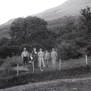 Victorian group, Isle of Mull, Scotland