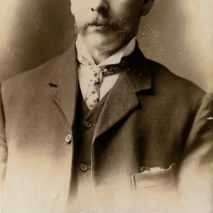 Victorian man in studio photo