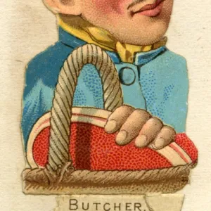 Victorian Scrap -- Butcher