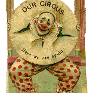 Victorian Scrap - Circus Clown