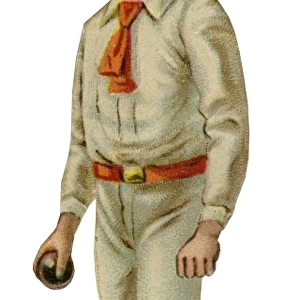 Victorian Scrap - Cricketer