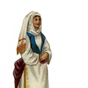 Victorian scrap, a Greek woman