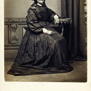 Victorian Studio Portrait - Old Lady - Ashby of Pimlico