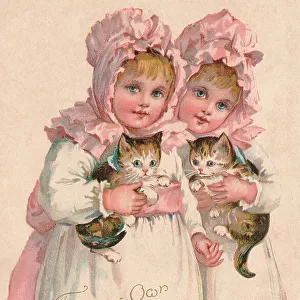 Victorian Twin Girls