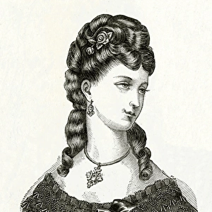 Victorian woman 1875