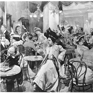 Viennese Cafe Circa 1900