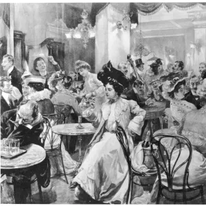 Viennese Cafe Circa 1900