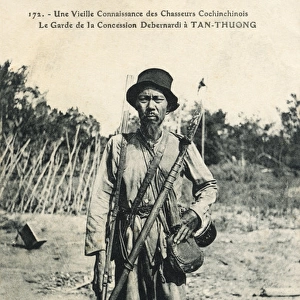 Vietnam - Guard of the Debernardi Concession