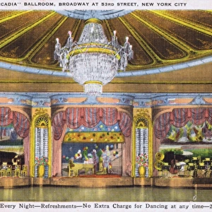 A view of Arcadia Ballroom, New York