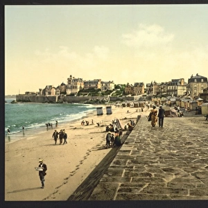 View of the beach, Parame, France