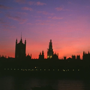 View of Big Ben and Houses of Parliament, London