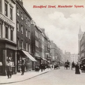 View of Blandford Street, Manchester Square, London