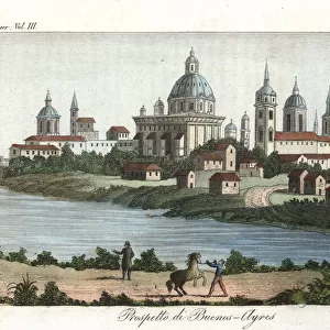 View of Buenos Aires, Argentina, early 19th century