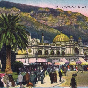 A view of the Caf頤e Paris at Monte Carlo