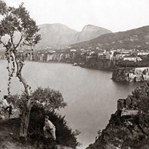 View of Capodimonte, Amalfi coast, Italy, circa 1880s