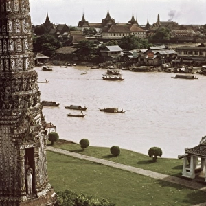 View over Chao Phraya River - Thailand