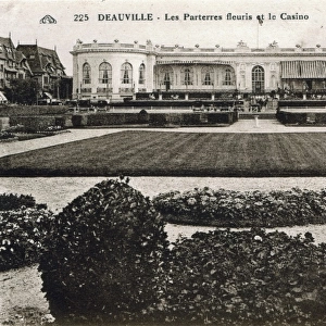 A view of the exterior of the Casino at Deauville from the g