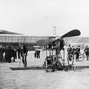 Front view of the First Blackburn Monoplane