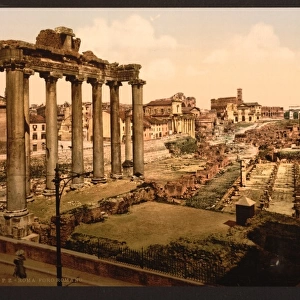 View of the Forum, Rome, Italy