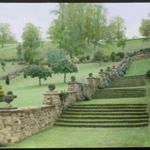 View of the grounds of St Catherines Court, near Bath