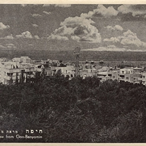 View of Haifa from Gan Binyamin, Northern Israel