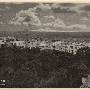 View of Haifa from Gan Binyamin, Northern Israel