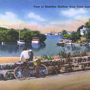 View of Hamilton Harbour from Crow Lane, Bermuda