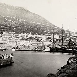 View of the harbour at Gibraltar