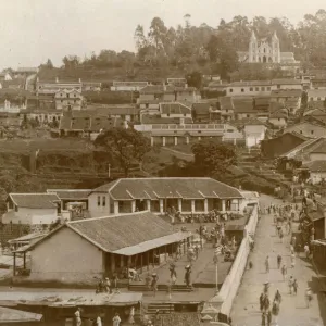 View of the hill station of Coonoor, Tamil Nadu, India