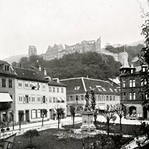 View from Hotel Prinz Carl, Heidelberg, Germany