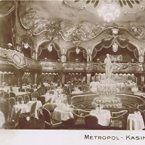 A view of the interior of the Metropol Kasino, Berlin