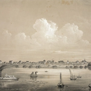 View of Matagorda. (Taken from the Bay. Sept. 1860)