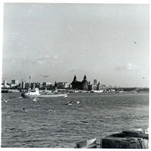 View across the Mersey, Liverpool, Lancashire