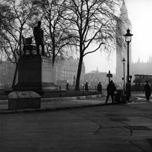 View of Parliament Square, London