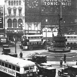 View of Piccadilly Circus, London