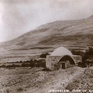 View of Rachels Tomb, near Bethlehem, Israel