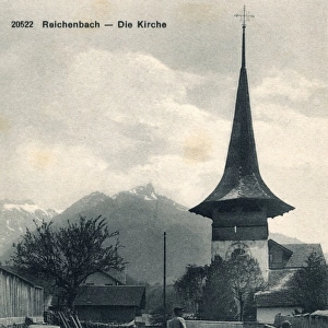 View of Reichenbach, Berne, Switzerland