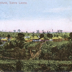 View of Rotifunk, Sierra Leone, West Africa