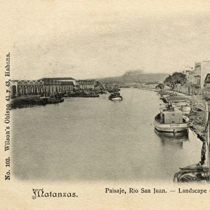 View of the San Juan River, Matanzas, Cuba