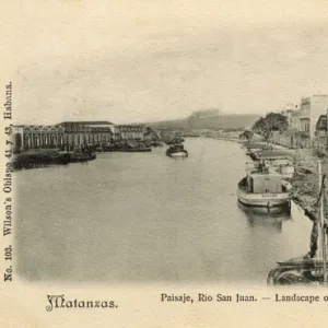 View of the San Juan River, Matanzas, Cuba