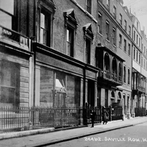 View of Savile Row, Mayfair, London